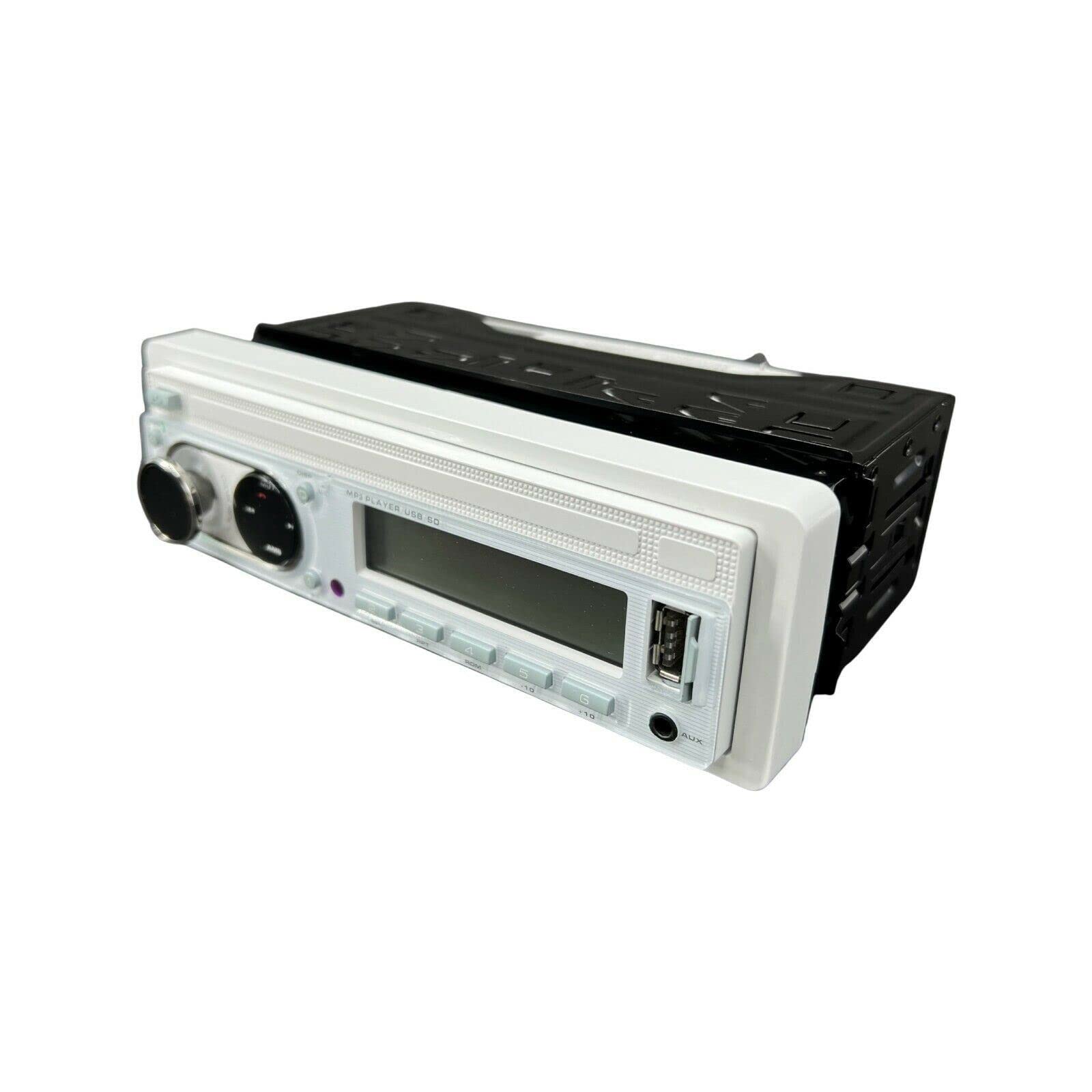 Gravity Mgr 207Bt 200W A2Dp True Marine Stereo Am Fm Radio Media Player Receiver With Bluetooth For Boat, Atv, Rv, Car, Motorcycle